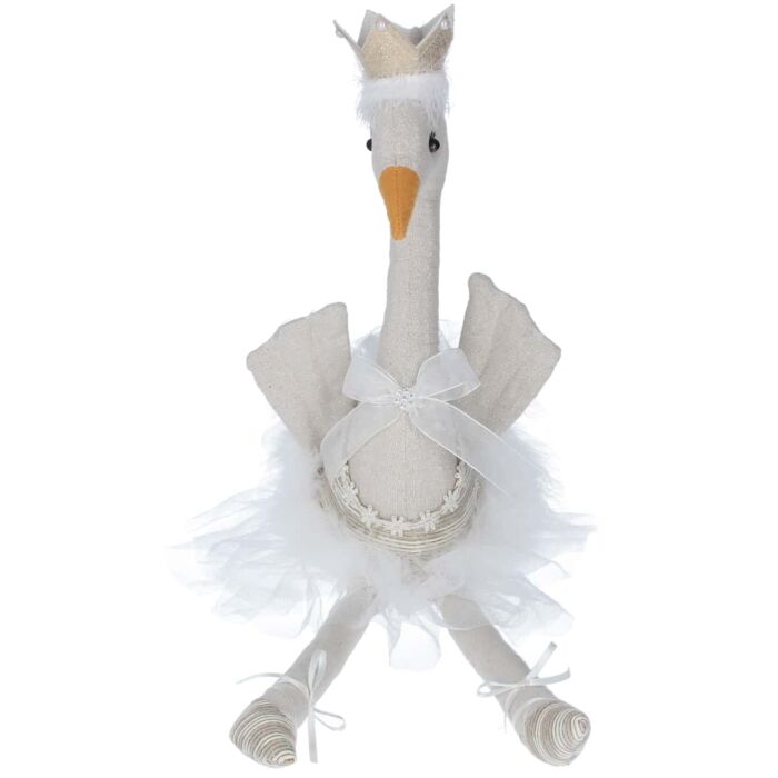 Gisela Graham - Fabric Sitting Princess Swan
